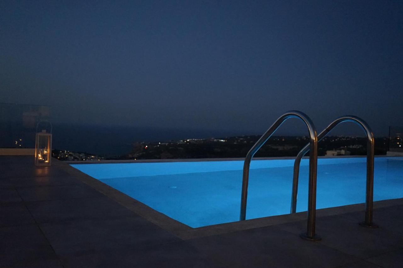 Eva Villas West With Infinity Pool & And Panoramic Sea View Gerani Chanion Extérieur photo