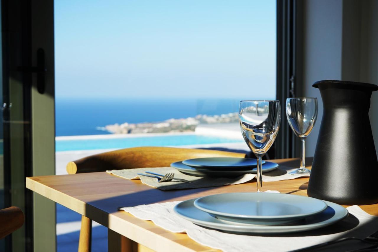 Eva Villas West With Infinity Pool & And Panoramic Sea View Gerani Chanion Extérieur photo